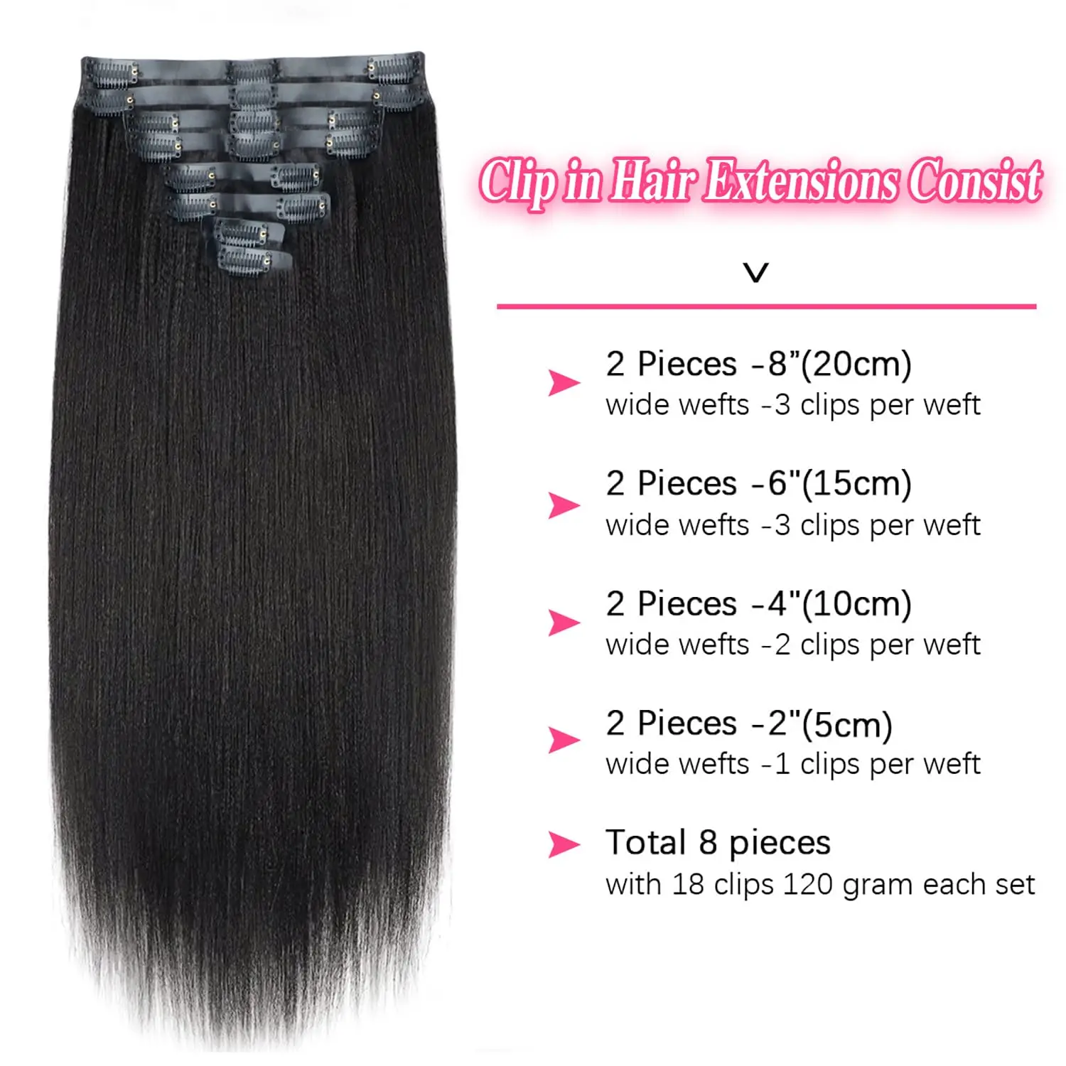 Brazilian Virgin Natural Straight 26 28 Inch Clip In Human Hair Extensions Full Head Ready To Wear Clip Ins For Black Women