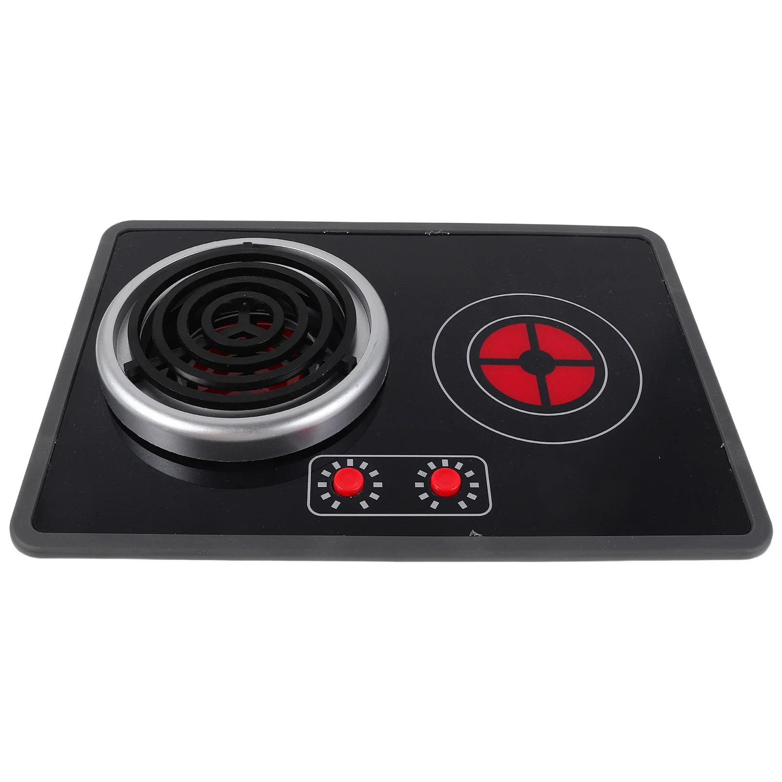 1 Set Kids Kitchen Accessories Realistic Induction Cooker For Toddlers Lights Sounds Pretend Play Mini Stove Role Play Cooking