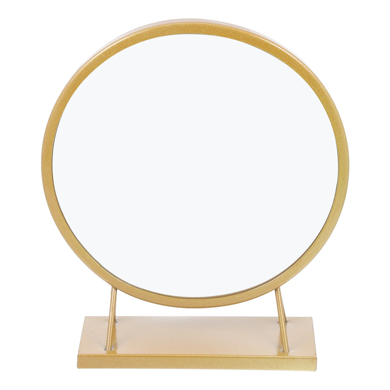 Espelho de maquiagem redondo decorativo espelho de mesa reflexão clara de alta definição ideal para mesa de vaidade
