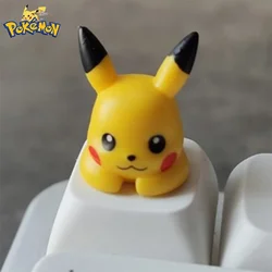 Pokemon Pikachu Gengar Togepi Keycaps Transparent Pink heart-shaped Keycaps Mechanical Keyboard DIY Personalized Keys Best Gift