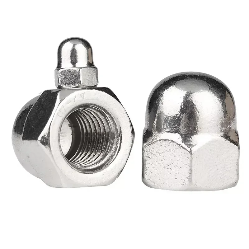 Acorn Nut M3 M4 M5 M6 M8 M10 M12 M14 M16 M18 M20 M22 M24 304/316Stainless Steel  DIN1587 Hex Decorative Cover Dome Cap Nuts