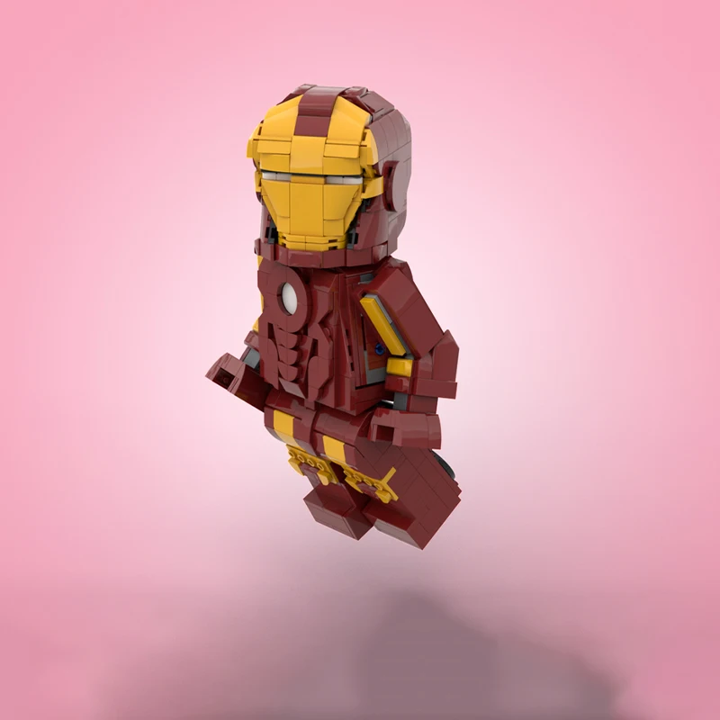 

789 шт. IronseMan, масштабированная минифигурка Mark III, доспехи, модель супергероя MOC, модель «сделай сам», строительные блоки, игрушки на день рождения, подарок