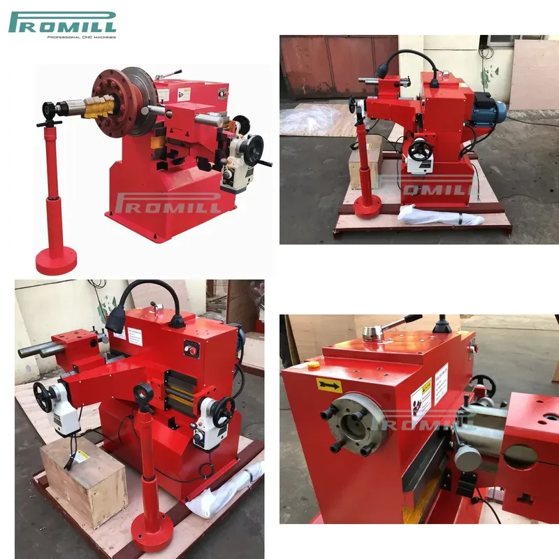 HCY 2024 Hot Style PROMILL Brake Drum Cutter Lathe T8470 CE ISO Certified 1.5KW Motor Engine Auto Stop Function Energy Saving