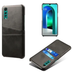 Dla LG Velvet 5G G8S V60 V50 ThinQ Coque PU skórzane etui na karty pokrowiec w stylu portfela dla LG V30 V30S V40 G8 G7 telefon THINQ Case Funda