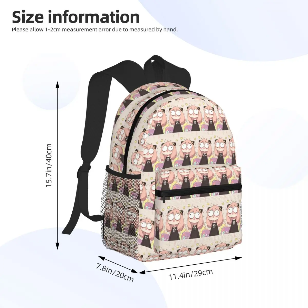 Mochila para estudiantes de dibujos animados de la familia Spy X, mochila escolar para senderismo, mochila de viaje para niños y niñas, mochila de moda, bolsos de hombro