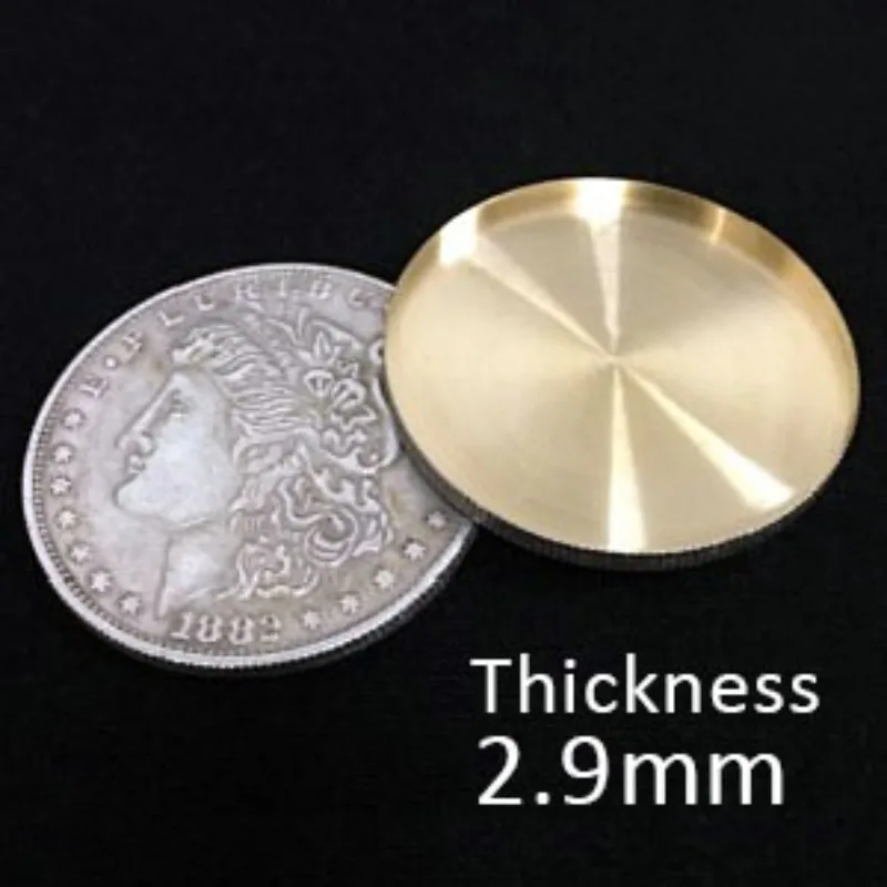 Expanded Shell (Super Morgan Dollar Version) Appearing/Disappearing Magic Trick Close Up Coin Magie Propscoin Magia Accessories