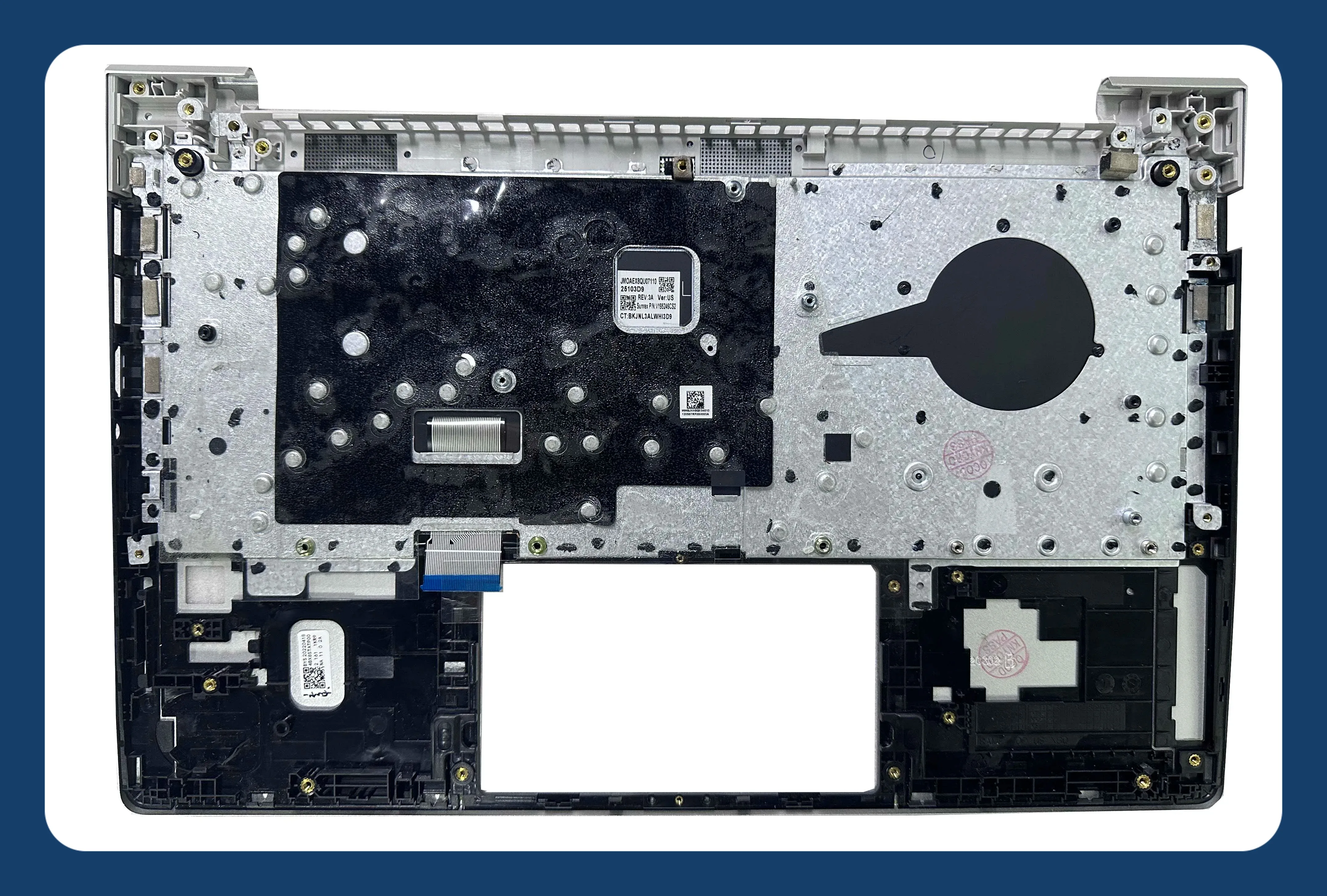 

N01286-001 New For Hp Laptop Palmrest Non-Backlit Keyboard Probook 440 445 G9