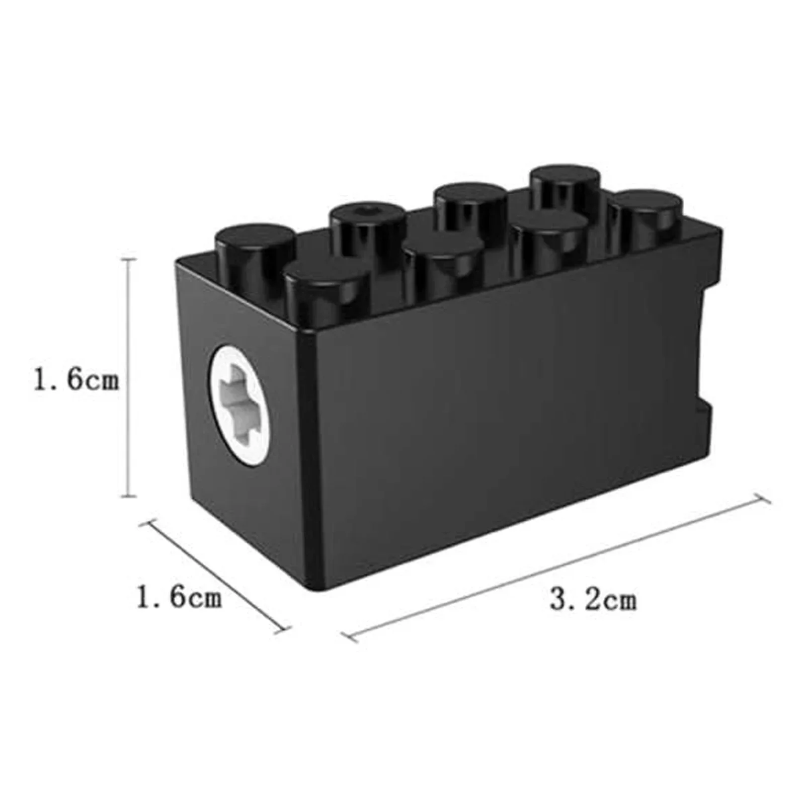 Motor de accionamiento S Compatible con el paquete de energía del motor Legoeds, par de velocidad lenta modificado, funciones de potencia técnica MOC, componentes, juguete de motor