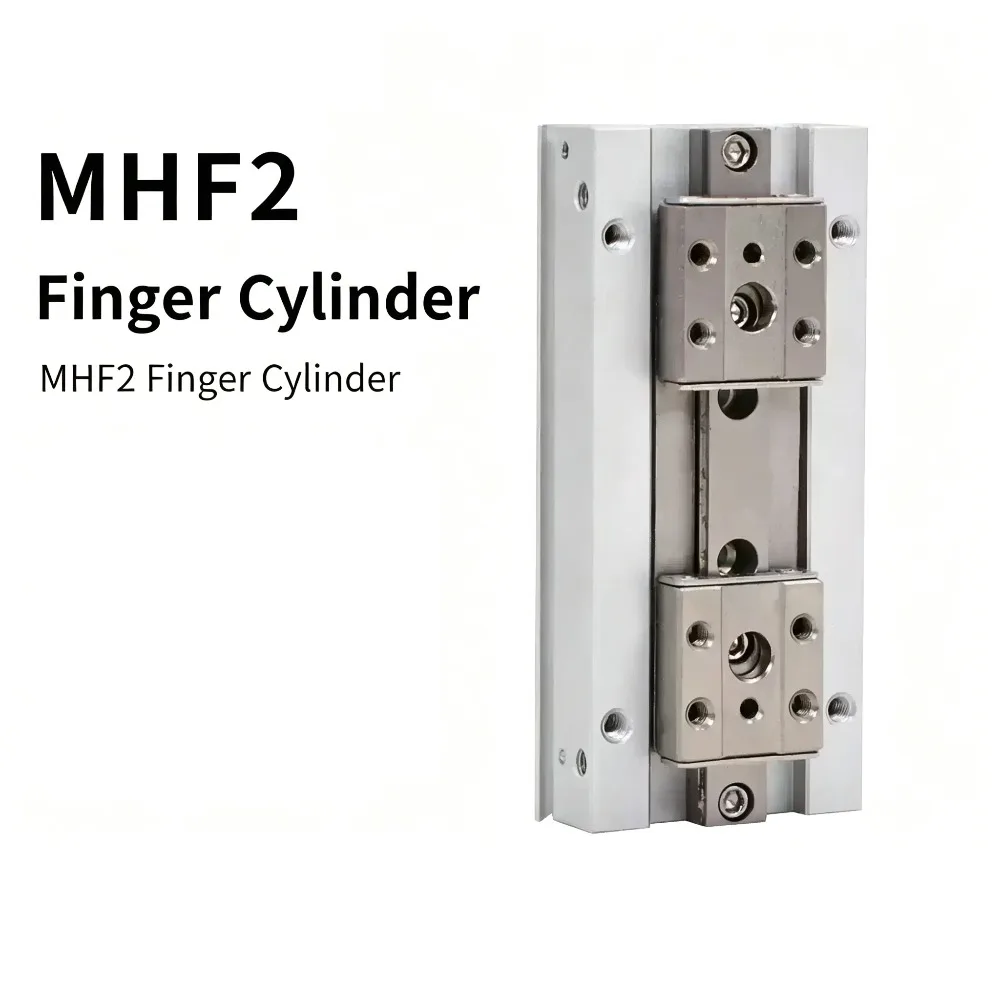 Thin Air Gripper Guide Rail Mini Slide Parallel Finger Cylinder HFD/MHF2-8D/12D/16D/20D/ MHF2-8D1 MHF2-8D2