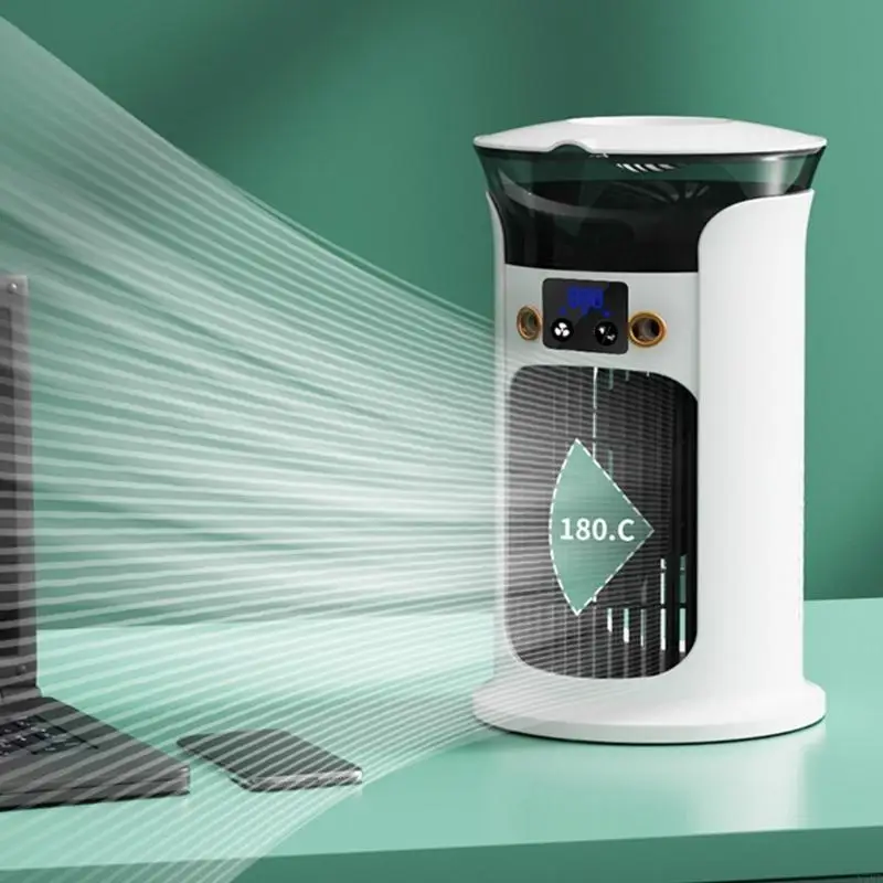 

USB небольшой вентилятор воздушного охлаждения с текстурой ABS, подходит для дома или офиса N58D