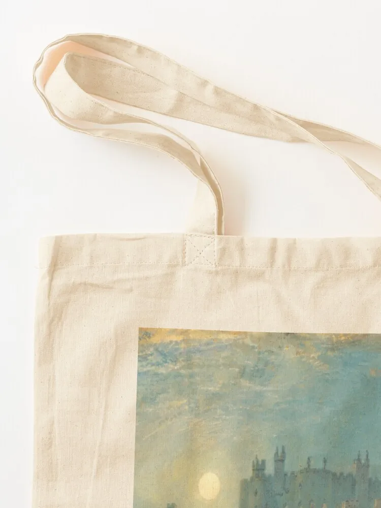 Joseph Mallord William Turner - Alnwick Castle, Northumberland Tote Bag tote bag men Cloth bag Handbags