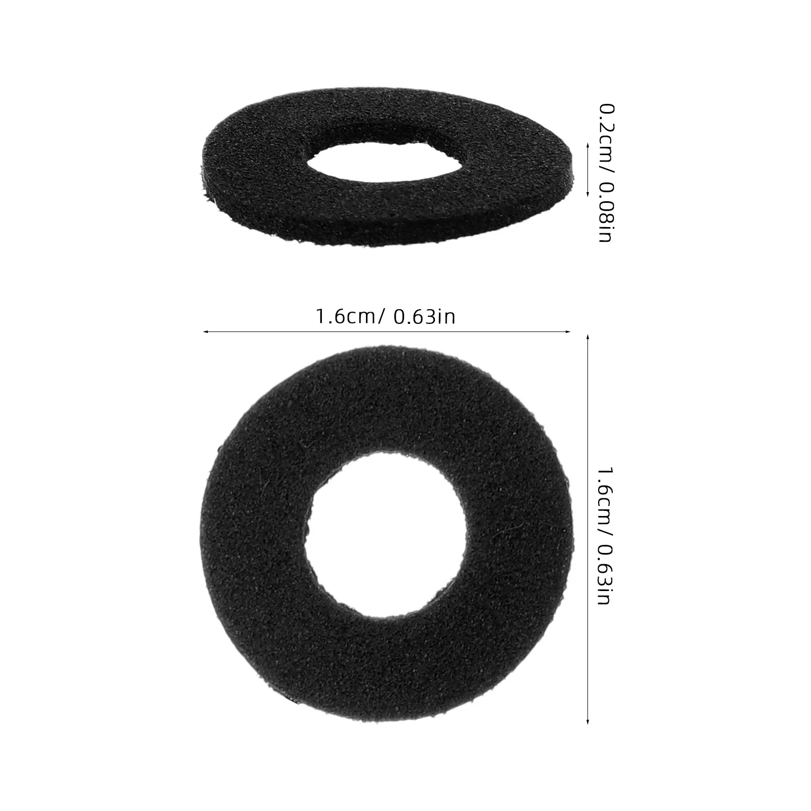 100Pcs Vibration Absorbing Pad Universal Car Door Panel Buckle Pads High-density Sponge Shockproof Noise Reduction