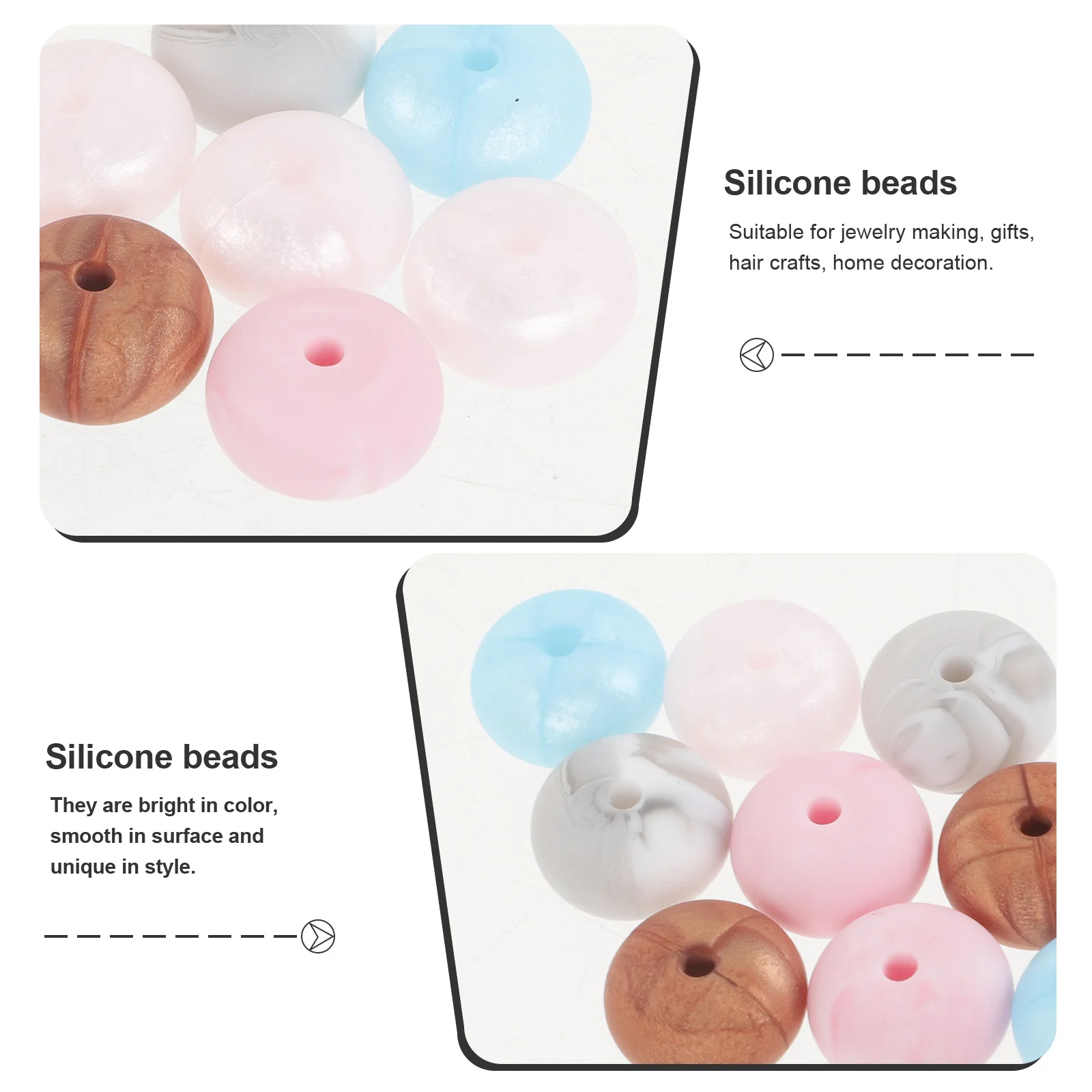 

100 шт. силиконовые бусины для прорезывания зубов, цветные свободные круглые бусины для браслетов, ожерелья, сделай сам, ювелирные изделия, браслет, сделай сам, бусина