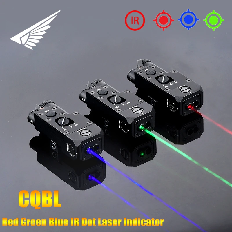 

Tactical CQBL 1 Metal Red Green Blue IR Laser Sight Aiming Strobe Airsoft High Power Weapons AR15 Hunting Rifle Fit 20mm Rail