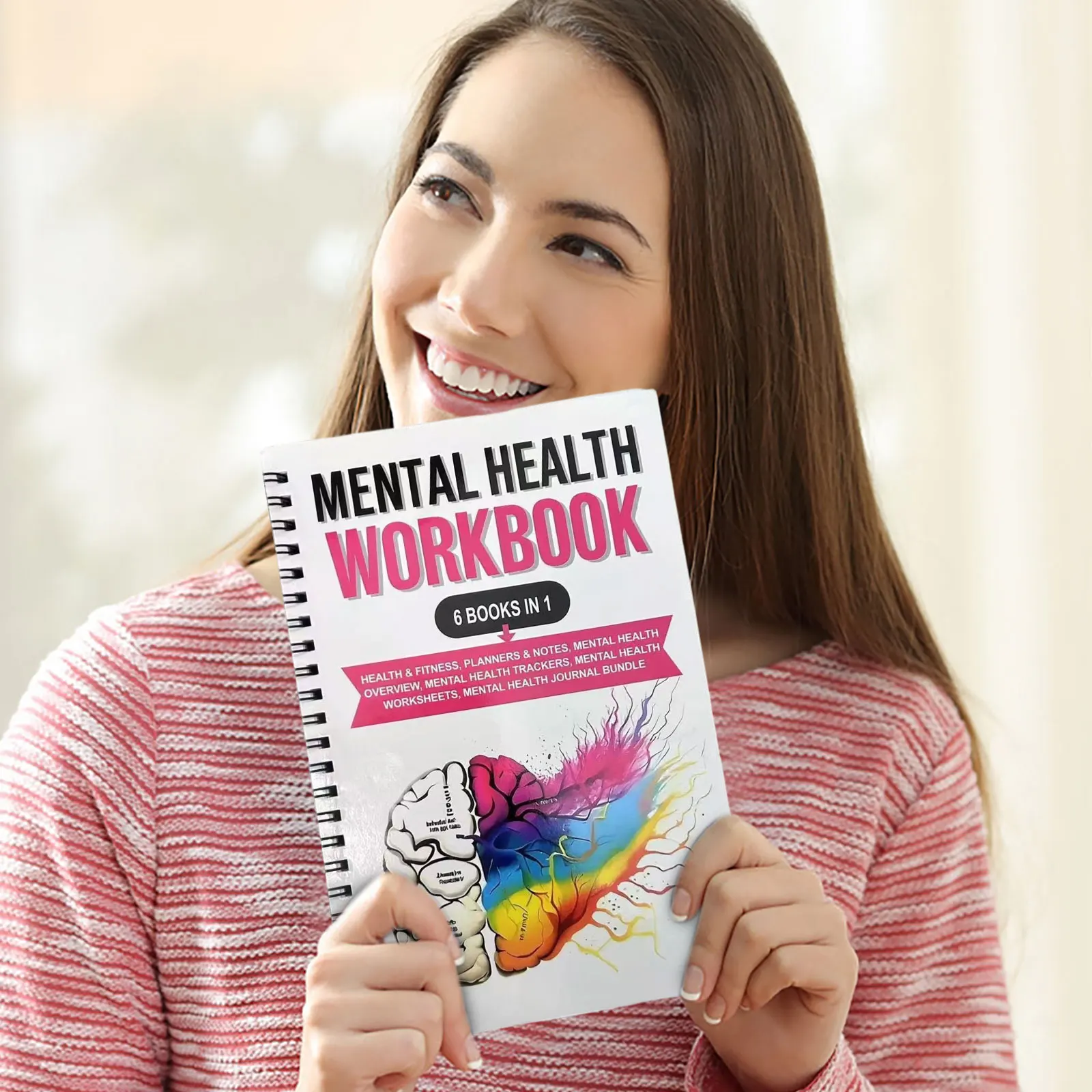 

Mental Health Workbook Self-Care Journal and Relaxation Guide with Coloring Pages for Anxiety Relief and Emotional Wellbeing