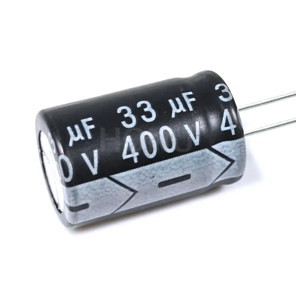 

5шт ​ ​ ​ ​ ​ ​ ​ ​ ​ ​ ​ ​ ​ ​ 33uF 400V 33MFD 400Volt 13*20mm Алюминиевый электролитический конденсатор радиальный 33mf400v 400v33mf 400v33uf ±20% ​
