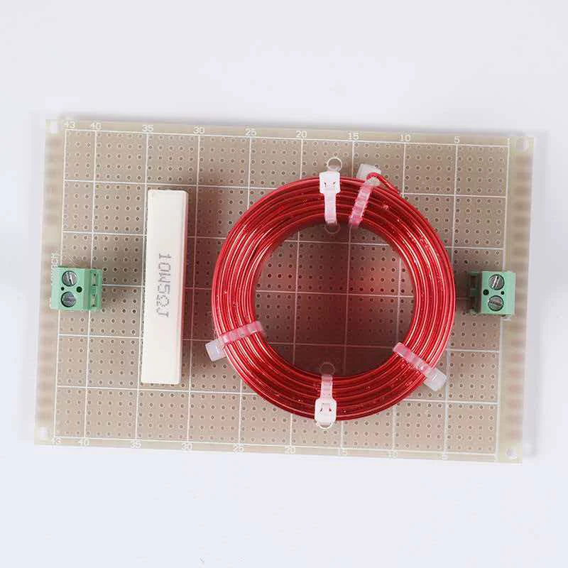 1.0mm Red Frequency Divider Hollow Inductor Copper Coil High-Purity 4N Oxygen-Free Copper Audio Accessory 0.1-2.0 MH