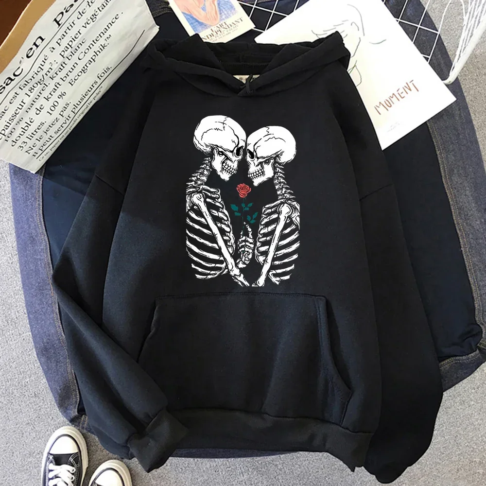 

Забавные толстовки с милым мультяшным принтом и графическим принтом y2k Harajuku, модные уличные мужские и женские пуловеры, топы, черные повседневные толстовки