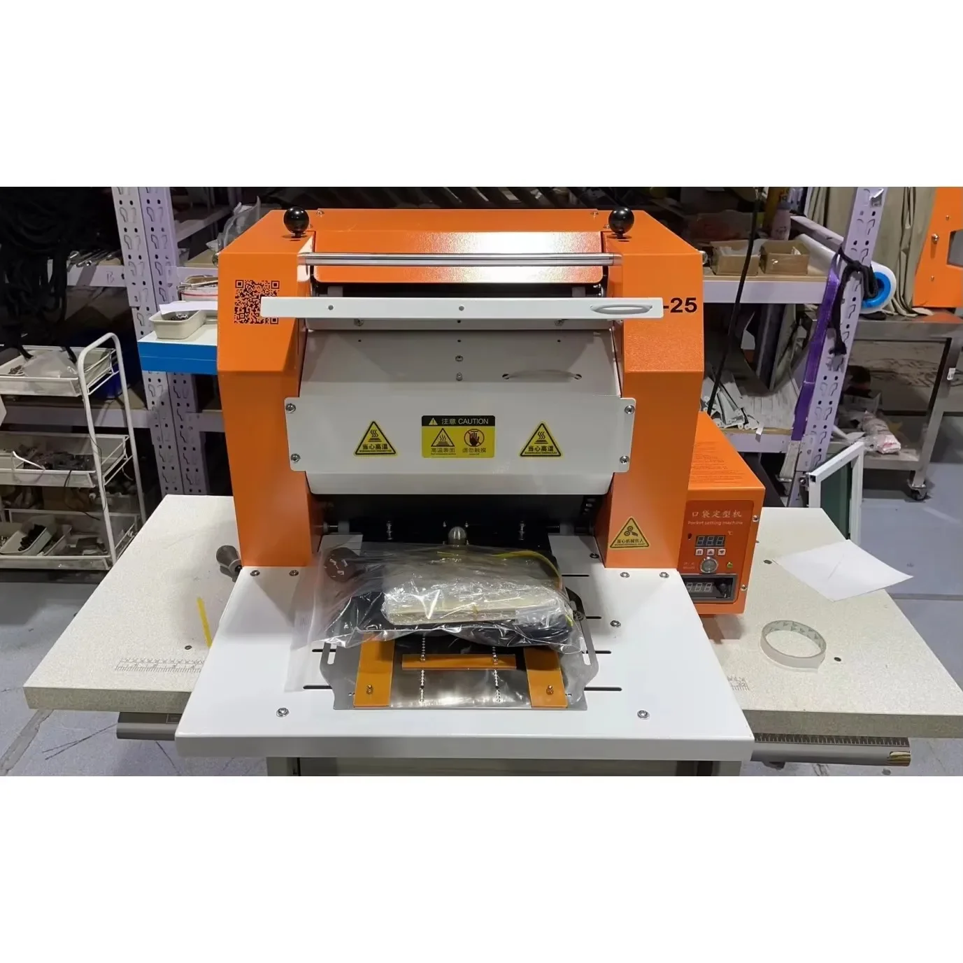 TB-58L Automatic Hot Pocket Folding Crease Shape And Shirt Jeans Industrial Ironing Desk Iron Machine