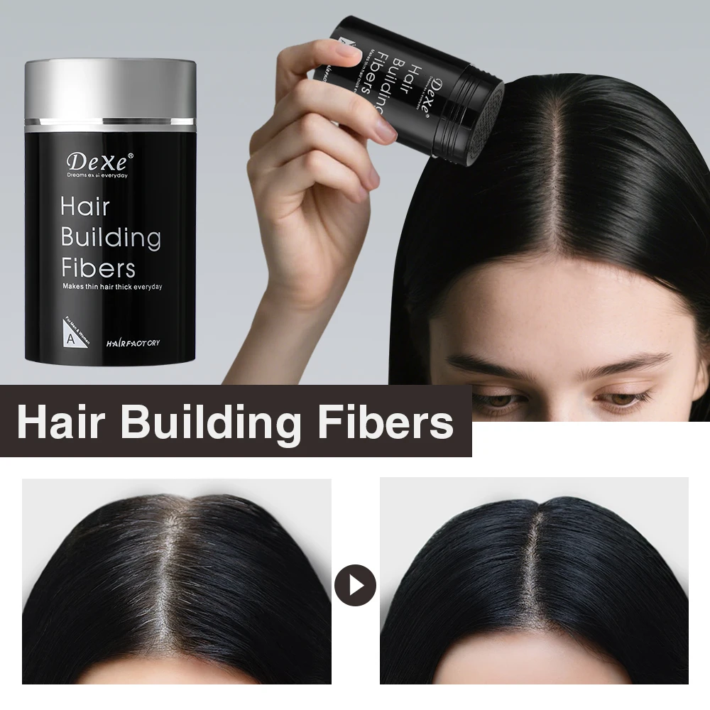 

Hair Building Fibers Powder Fast Fill Hairline Bald Spots Hair Loss Products Bald Extension Thicken Fibers Powder Hair Care
