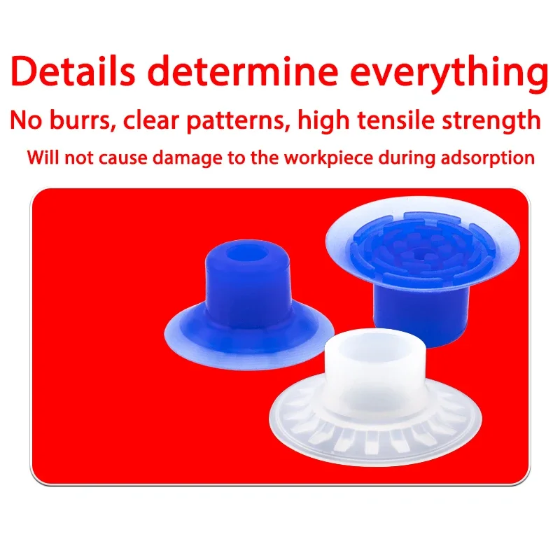 Mechanical Arm Bag Opening Vacuum Suction Cup Pneumatic Accessories Strong Suction Nozzle Film Plastic Bag Opening 5pcs lot