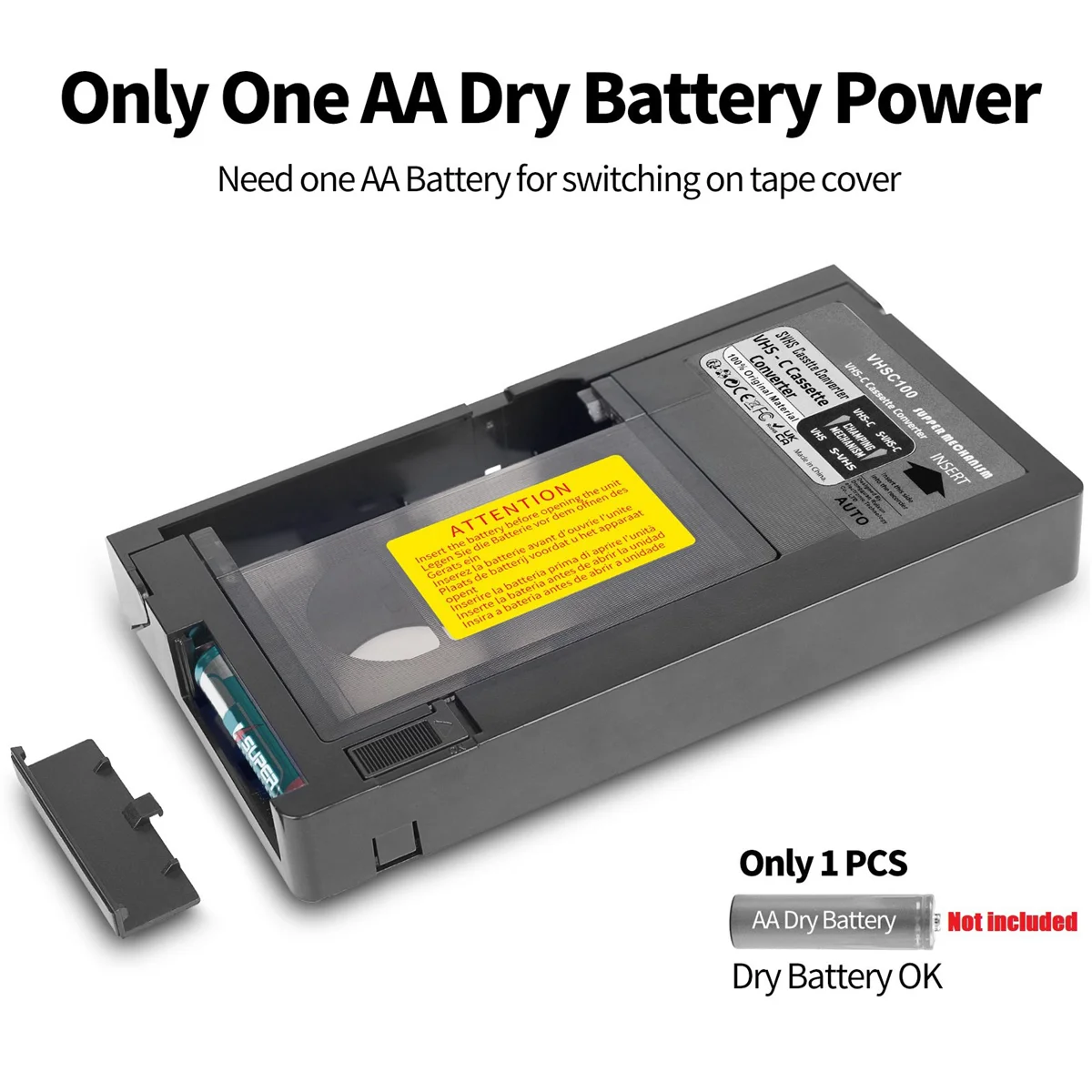 -C adaptor kaset untuk for -C SVHS adaptor kaset bukan untuk 8mm/MiniDV/Hi8