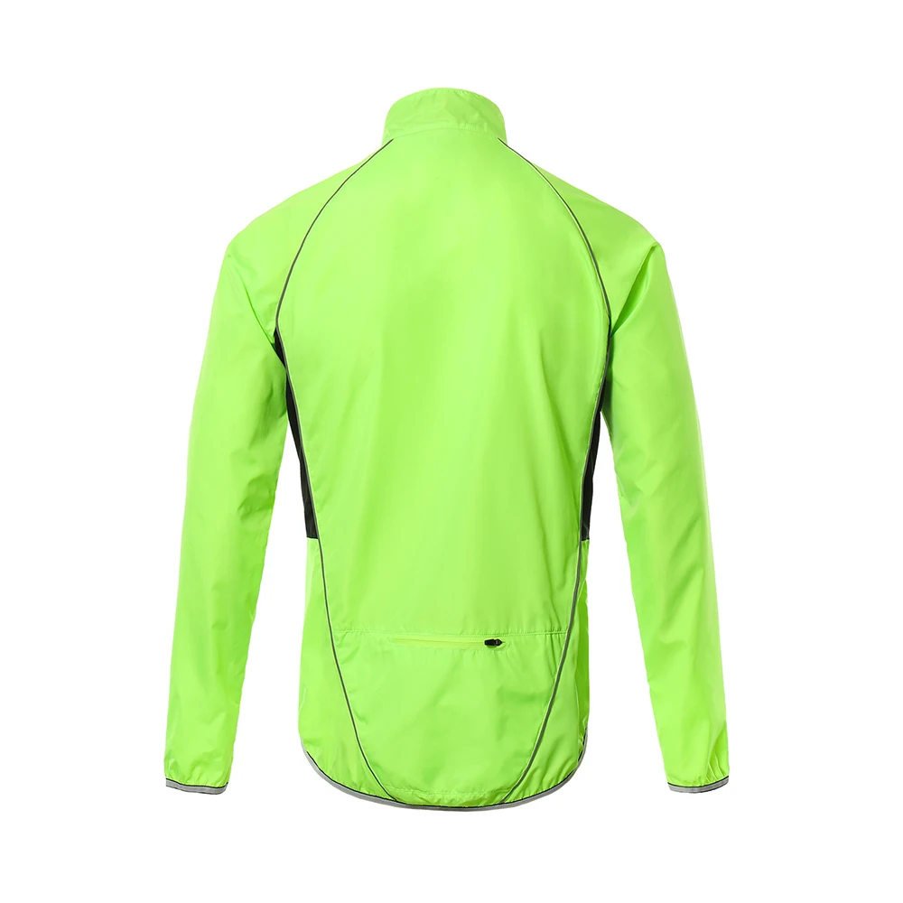 ARSUXEO Men Cycg Jacket Windproof Waterproof Bike Jerseys MTB Clothing Running Windbreaker Thin Bicycle Wind Coat Reflective