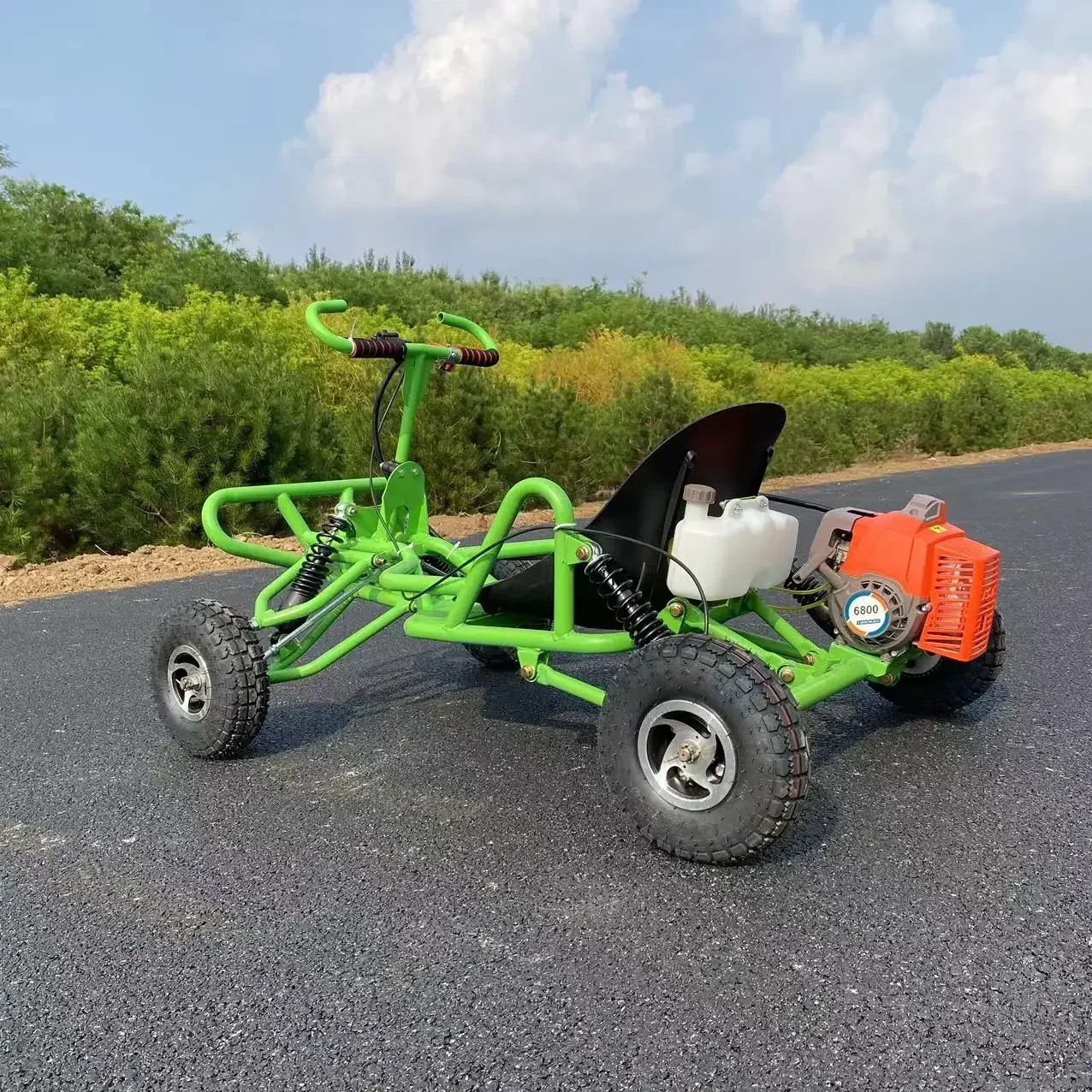 30KM/H Passionate Expedition Adults Outdoor Driving Explore Gasoline Go Karts 63.3cc Drifting Buggy 4 Wheel