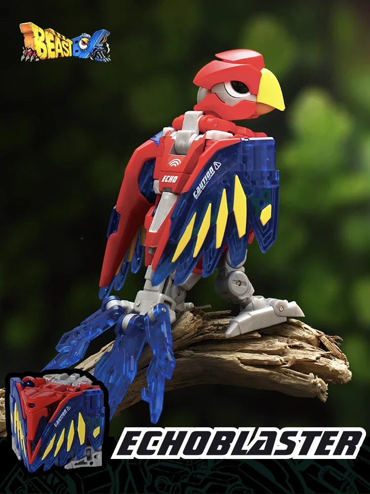 52TOYS Beastbox BB-09 Echoblaster Parrot Deformation Toys Action Figure Collectible Converting Toys Model