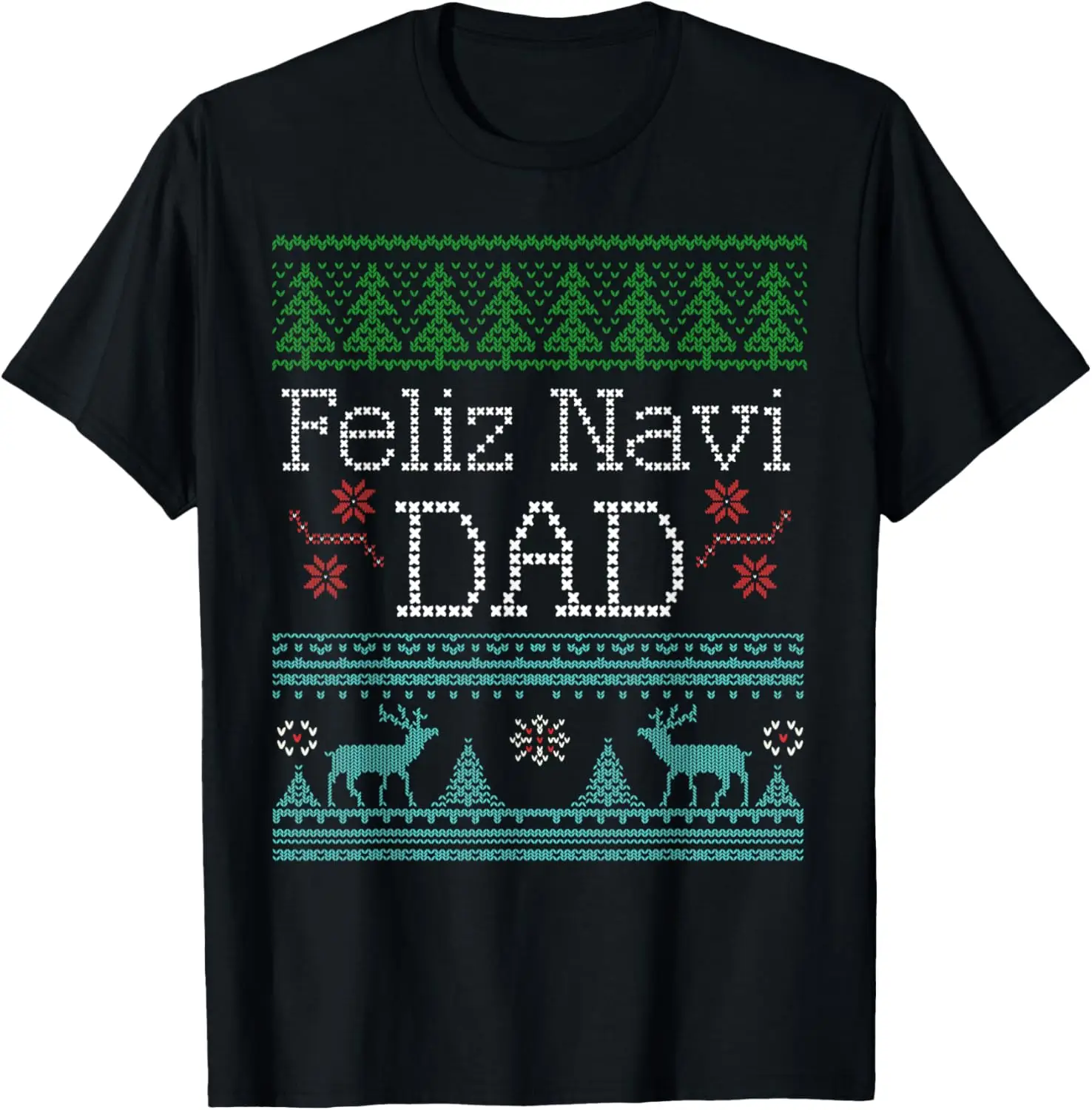 Christmas Feliz Navi Dad Xmas Pun T-Shirt