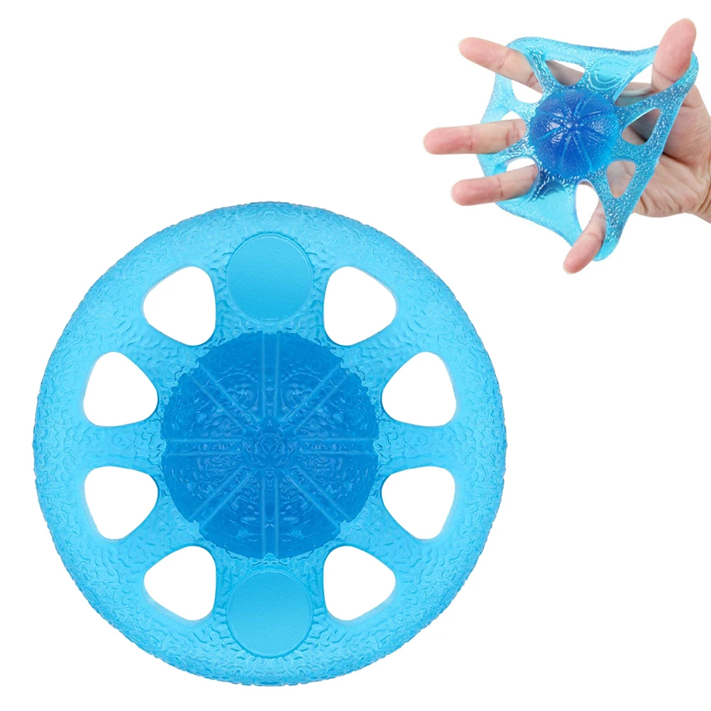 8 穴ハンドストレスボールリリーフボールグリップグリッパー強化トレーナーフィットネス