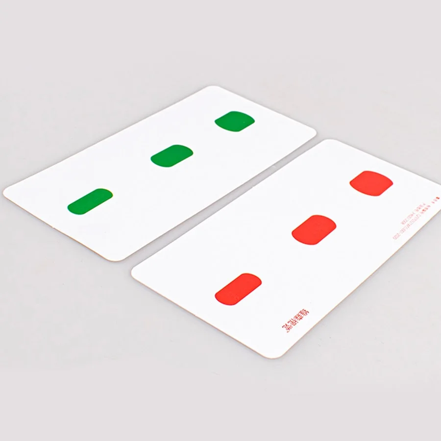 2pieces/Set Visual Training Card Vision Training Card Convergence Cards Strabismus Correction Collection Card Accessories
