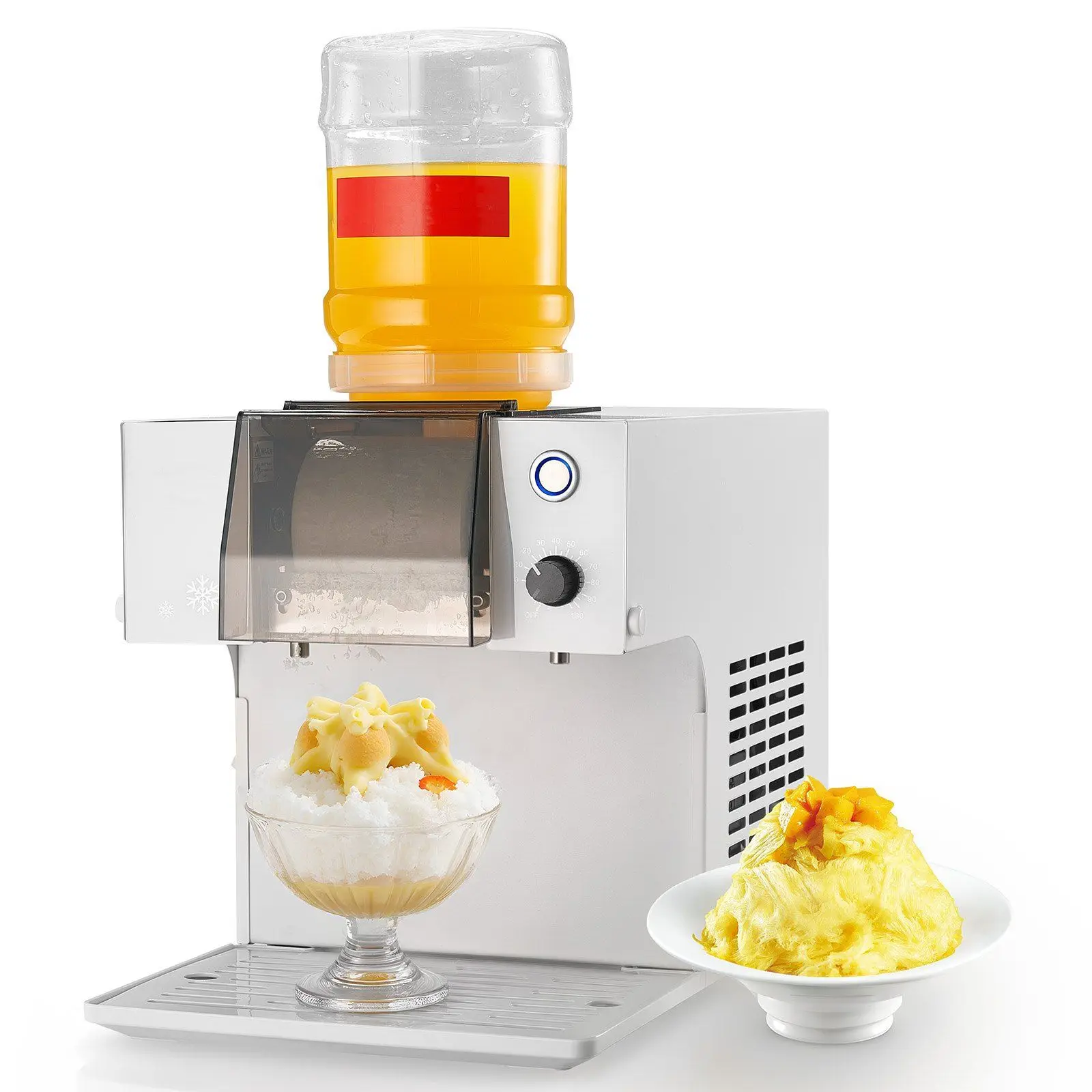 

Аппарат для производства льда Snowflake, производительность 176 фунтов/24 часа, машина для приготовления снежного льда с лезвиями из нержавеющей стали, электрический аппарат для приготовления снежных конусов