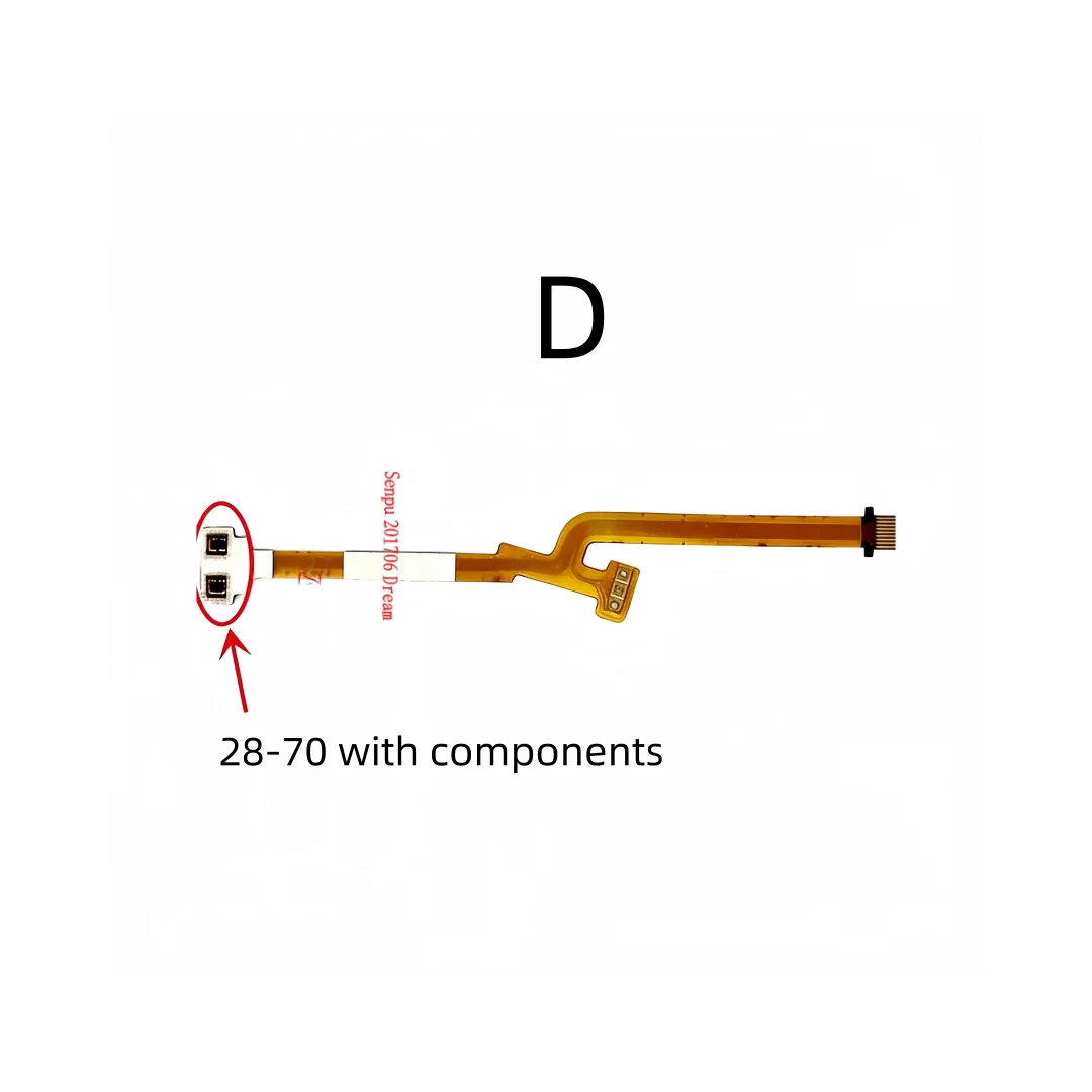 For Sony 24-70 F4 28-70 Manual Focus Flex Cable ，With Sensor &，Blank Cabl