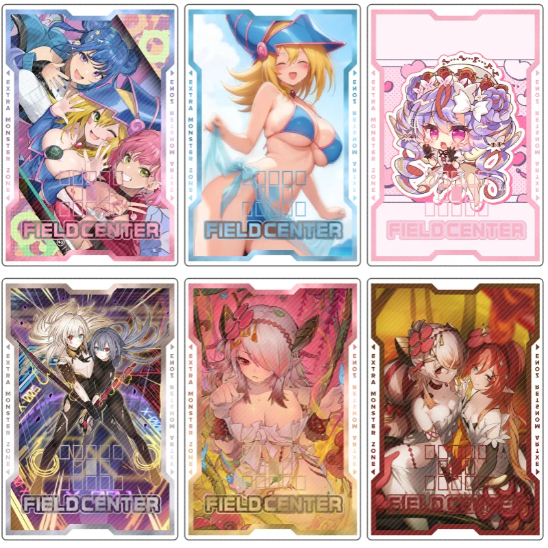 Yugioh Field Center Cards TCG Labrynth Black Magician Girl Traptrix Sky Striker Ace Anime Game Acrylic Card Partition Toy Gift