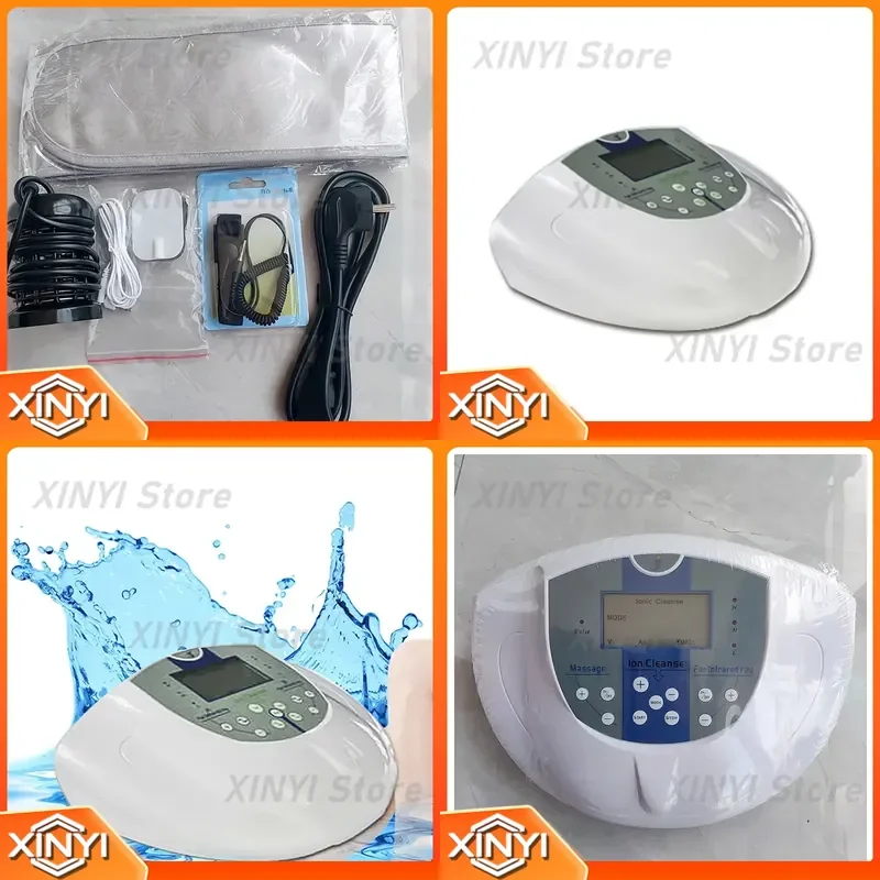 for Care Double Ion Detoxification Foot Bath Machine Far Infrared Band Rich Hydrogen Ion Detoxification Foot Spa Shower