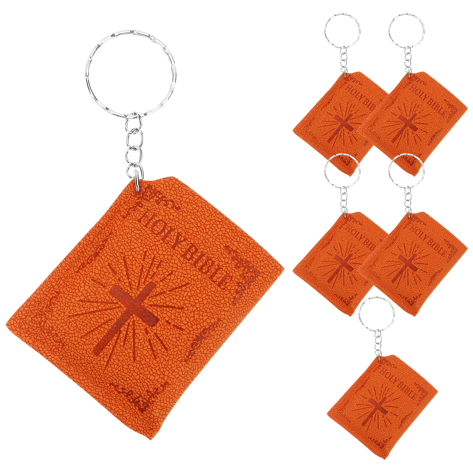 

6pcs Keychains Women Keychain Accessories Vintage Pendant Key Ring Bag Decor Safe Durable Mini Backpack