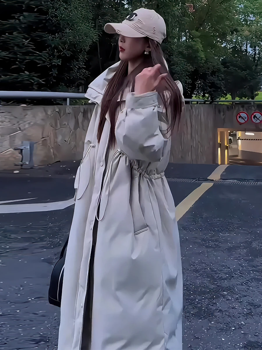 Donna Thiened White Du down Puffer Jaet Inverno Nuovo arrivo Cappotto lungo Con cappuccio Pendolarismo Sle Lungo Lunghezza Capispalla alla moda