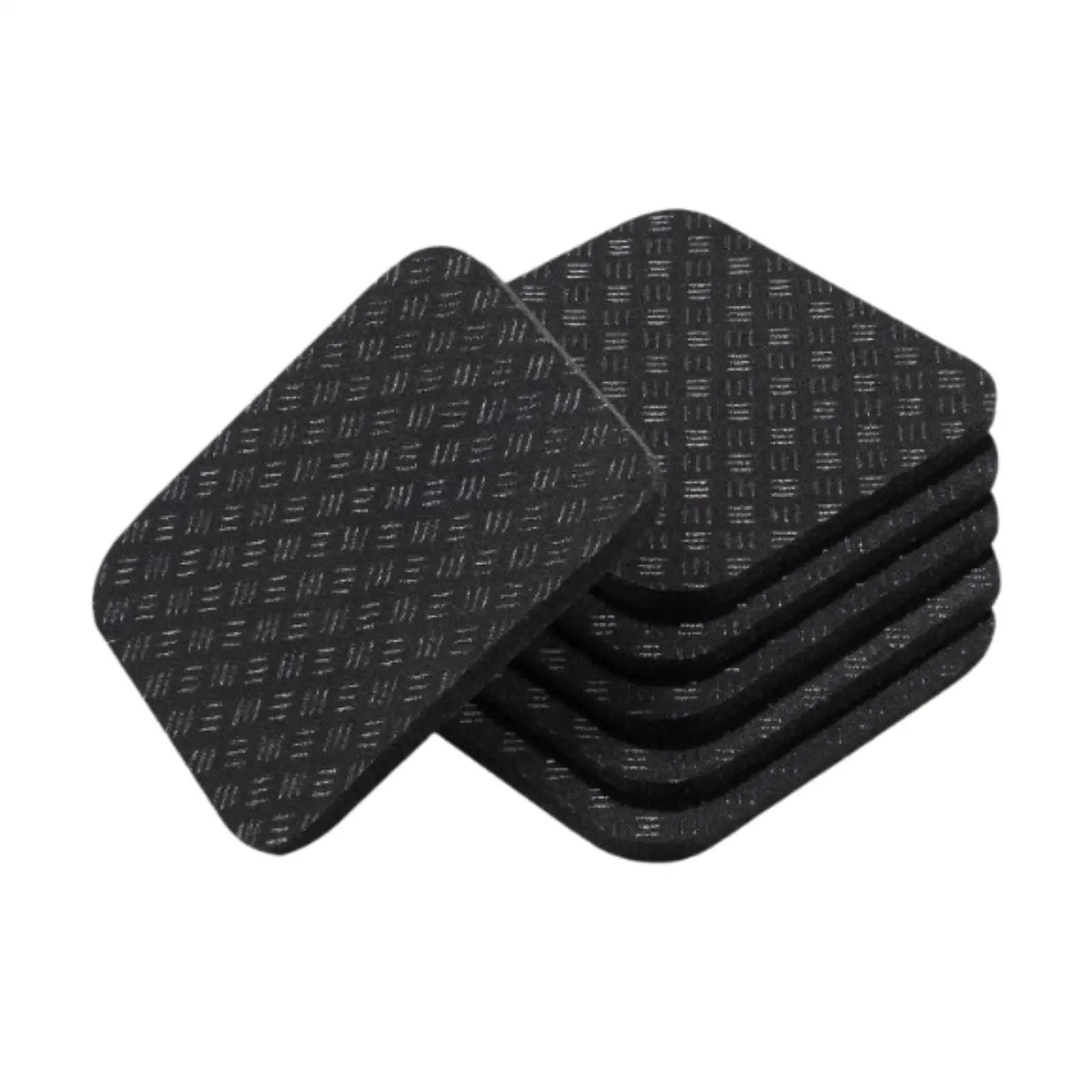 6x Walking Pad Mat Protects Hardwood Floors Carpets from Scratches Noise and Damage Soundproof Thickened Multifunctional 10x10cm