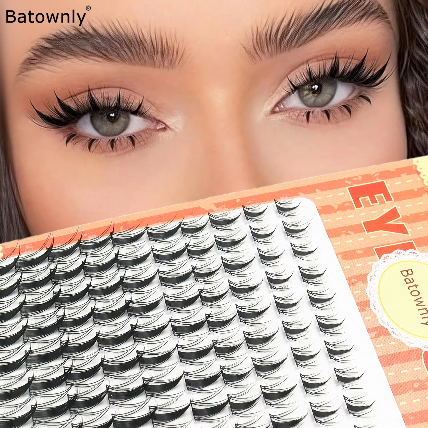Eyelash Extension Anime Style - 100 Demet Peri Kirpikleri, Doğal Stil