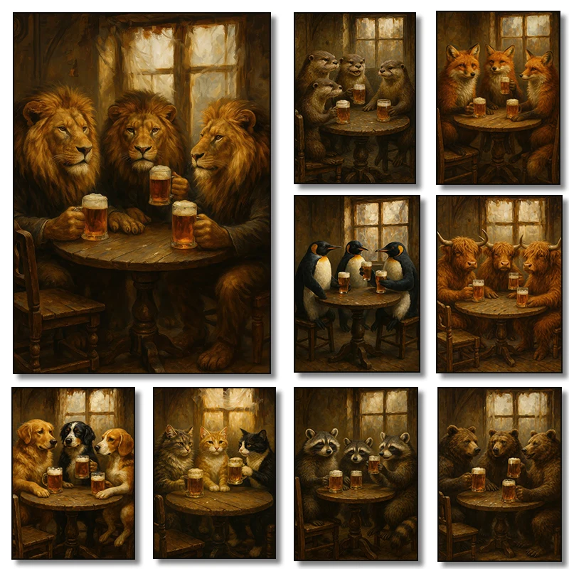 Raccoons Drinking B…