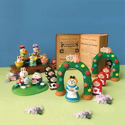 ZAKKA Alice Series Ornaments Fashion Play Scene Shooting Props Miniature Resin Gift Cat Cute Tabletop Ornaments Gift