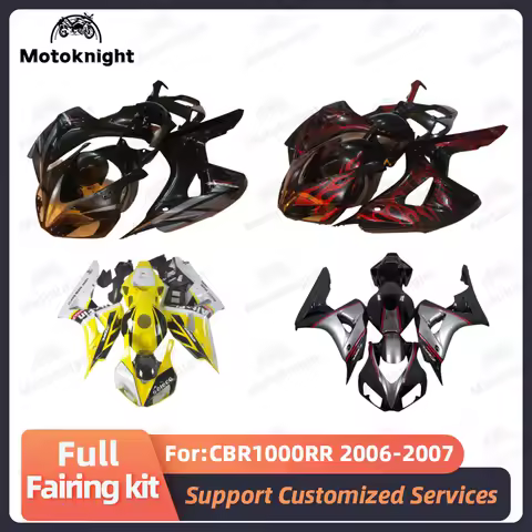New ABS Plastic Fit For Honda CBR1000RR 2006 2007 Fairing Kit Full Set Motorcycle Fairings Painted Bodywork 4 Gifts
