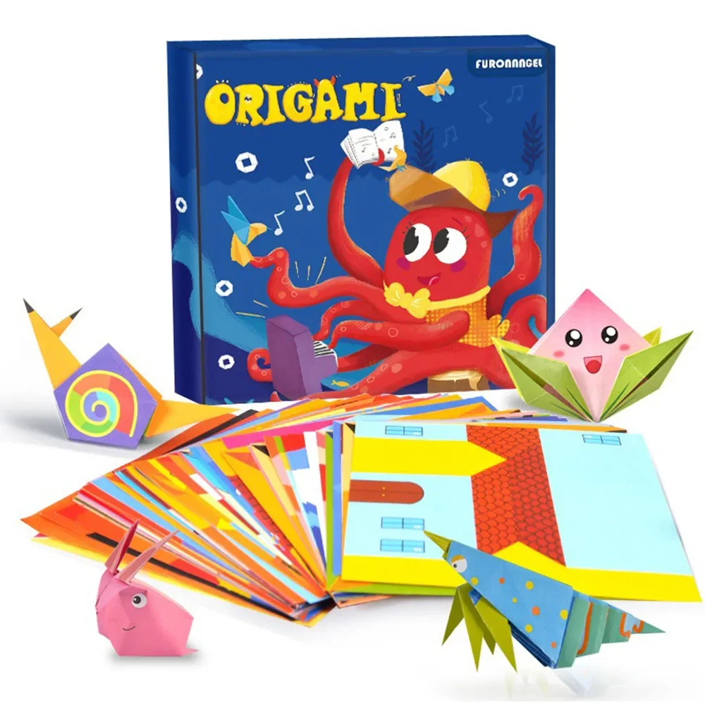 

108/152 Pages Origami Kit Origami Paper Craft Guiding Book DIY Art Craft Project Supplies for Beginners Children Kids Home Decor