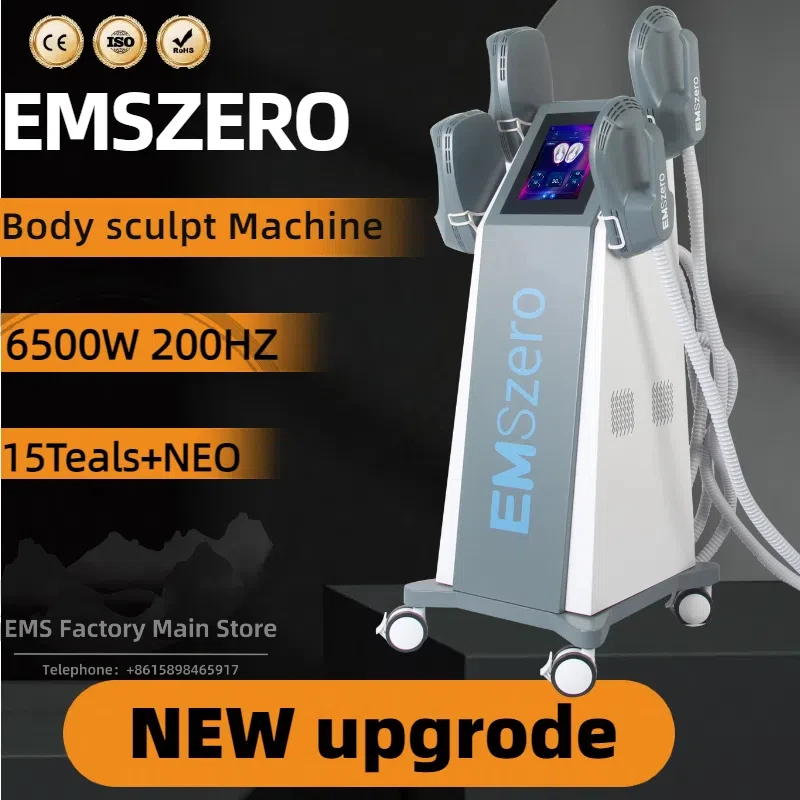 

EMSZERO RF EMS Body Sculpt Machine 2025 6500W Electromagnetic Sculpting Pelvic Fat Muscle Stimulation Slimming Technology Salon