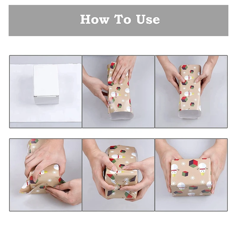 24 Pack Wrapping Paper Sheets,For Christmas Birthday Party Wrapping Paper Set Gift Wrap Papers