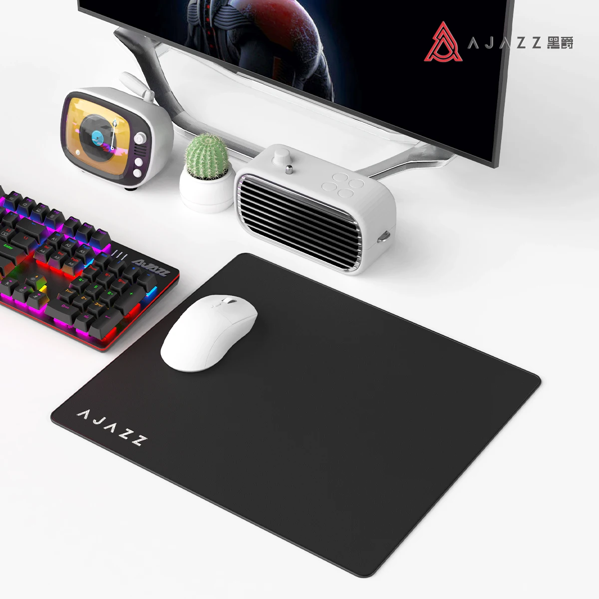 

Коврик для мыши AJAZZ MP02, игровой коврик для ноутбука, коврик для клавиатуры, настольный коврик.