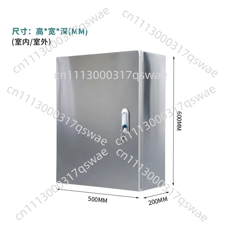 304 Wall-Mounted Stainless Steel Enclosures Waterproof Electrical Stainless Steel Distribution Box Steel Industrial Panel Board