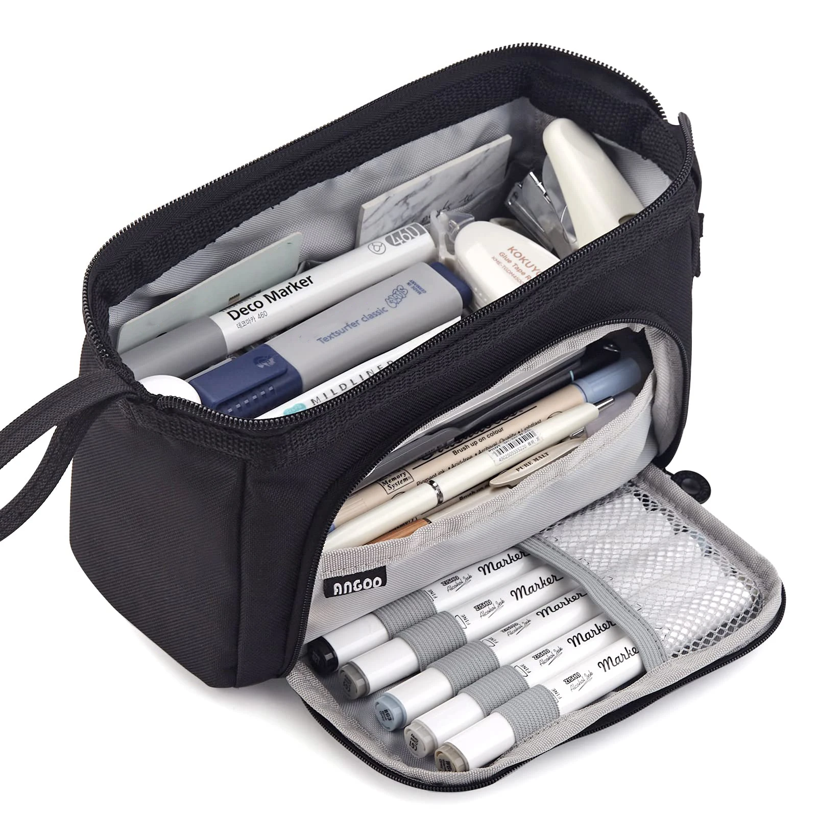 

Большой пенал для ручек, милый студенческий пенал, вместительная сумка для ручек, коробка для хранения, для мальчиков и девочек, школьные и офисные канцелярские принадлежности