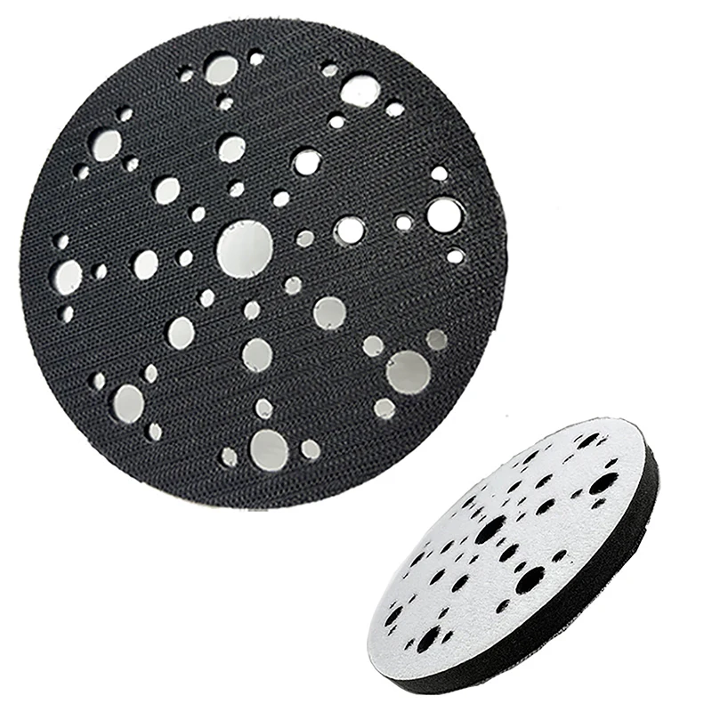 6 pollici 150mm 48 fori 5/10mm Pad di interfaccia in spugna morbida per cuscinetti di supporto levigatrice tampone strumenti di lucidatura accessori